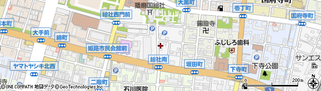 兵庫県姫路市総社本町32周辺の地図