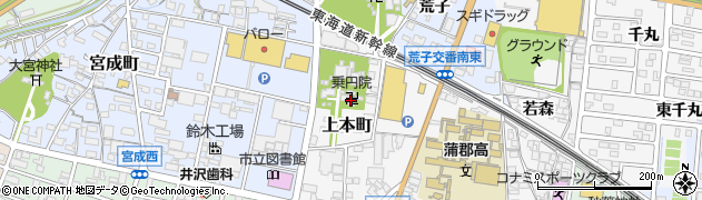 乗円院周辺の地図