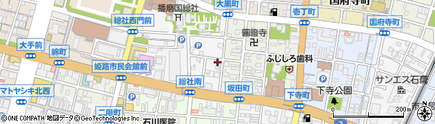兵庫県姫路市総社本町14周辺の地図