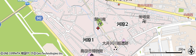静岡県島田市河原周辺の地図