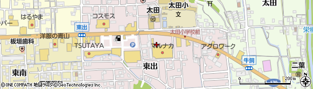 クリーニングブーケ太子東店周辺の地図