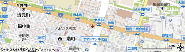 兵庫県姫路市本町241周辺の地図