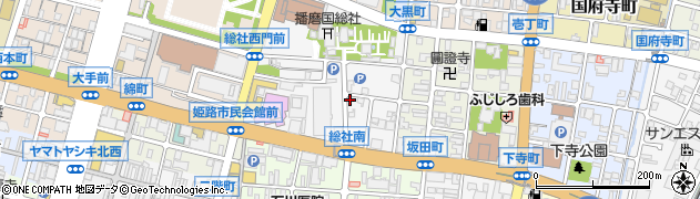 兵庫県姫路市総社本町36周辺の地図