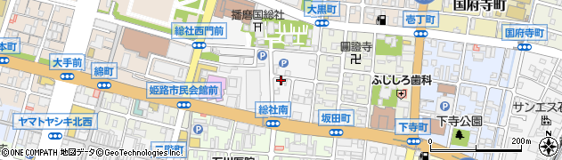 兵庫県姫路市総社本町40周辺の地図