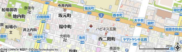 兵庫県姫路市本町188周辺の地図