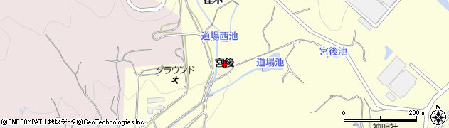 愛知県西尾市吉良町宮迫（宮後）周辺の地図