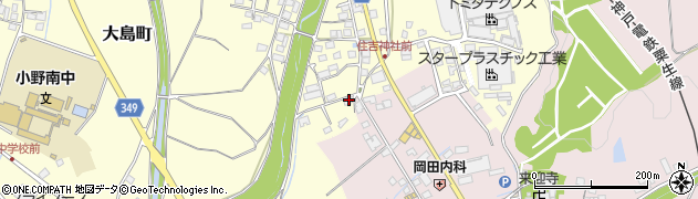 兵庫県小野市大島町1301周辺の地図