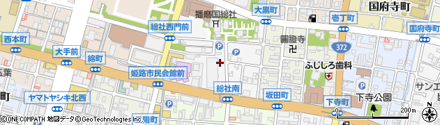兵庫県姫路市総社本町96周辺の地図