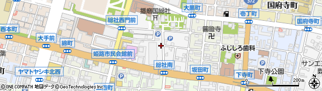 兵庫県姫路市総社本町95周辺の地図