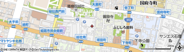 兵庫県姫路市総社本町147周辺の地図