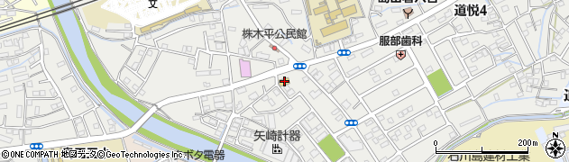 ローソンひばり島田道悦店周辺の地図