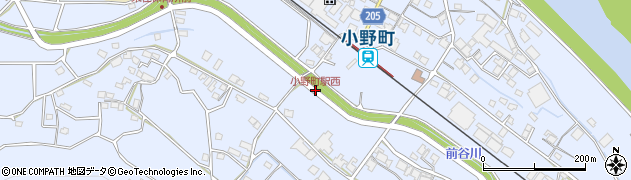 小野町駅西周辺の地図