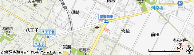 西尾市立　横須賀保育園周辺の地図