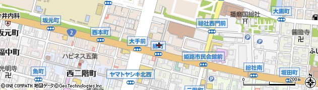 兵庫県姫路市本町6周辺の地図