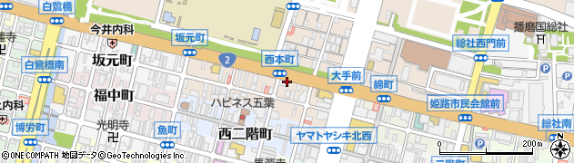 兵庫県姫路市本町226周辺の地図