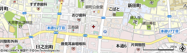 五平日本料理周辺の地図