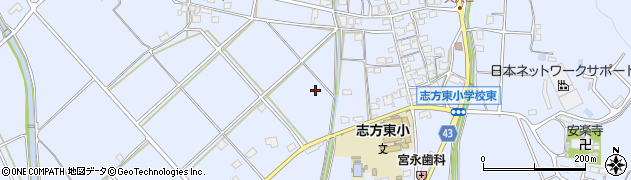 兵庫県加古川市志方町細工所周辺の地図