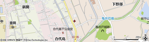 静岡県磐田市下野部288周辺の地図