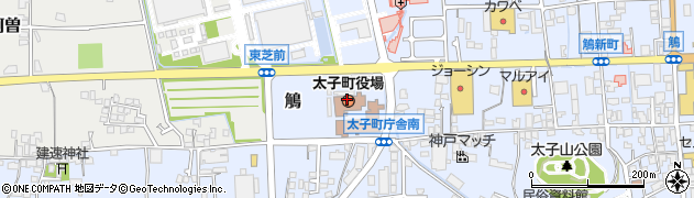 太子町役場　税務課周辺の地図