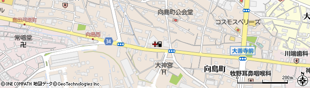 有限会社平和タクシー　事務所周辺の地図