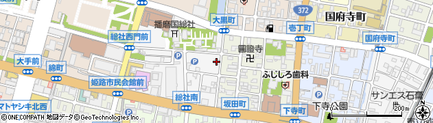 兵庫県姫路市総社本町172周辺の地図