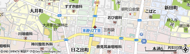 島田掛川信用金庫　島田本部周辺の地図