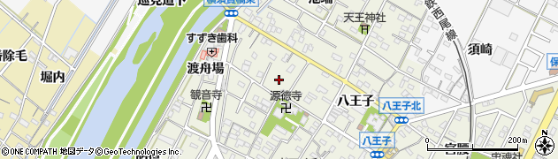 愛知県西尾市吉良町上横須賀（寒破池）周辺の地図