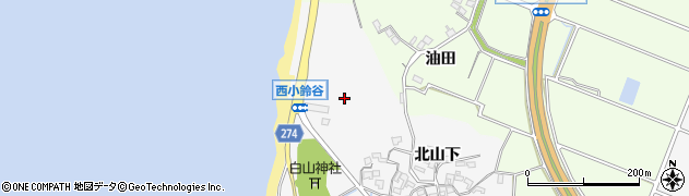 愛知県常滑市小鈴谷（赤松）周辺の地図