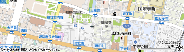 兵庫県姫路市総社本町170周辺の地図
