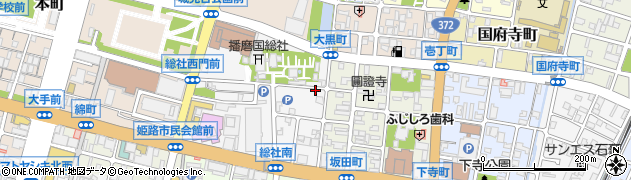 兵庫県姫路市総社本町169周辺の地図