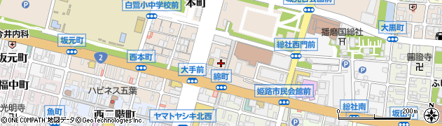 兵庫県姫路市本町7周辺の地図