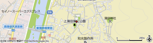 上蒲田第二公園周辺の地図