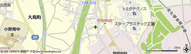 兵庫県小野市大島町1309周辺の地図