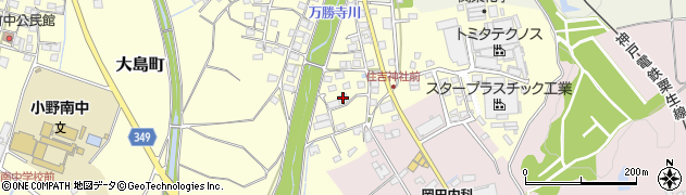兵庫県小野市大島町1312周辺の地図
