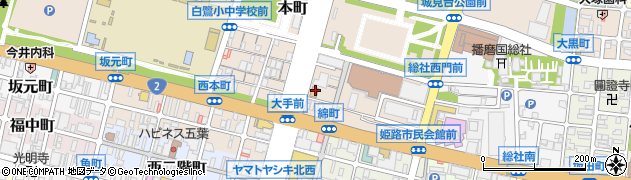 兵庫県姫路市本町11周辺の地図