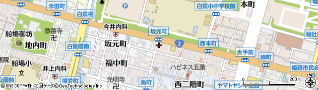 兵庫県姫路市本町207周辺の地図
