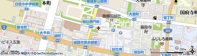 兵庫県姫路市総社本町140周辺の地図