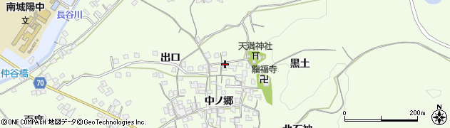 京都府城陽市中中ノ郷4周辺の地図