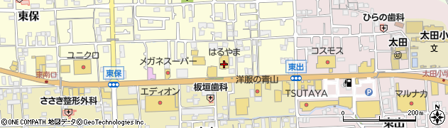 紳士服はるやま姫路太子店周辺の地図