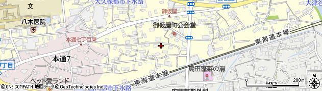 静岡県島田市御仮屋町7543周辺の地図