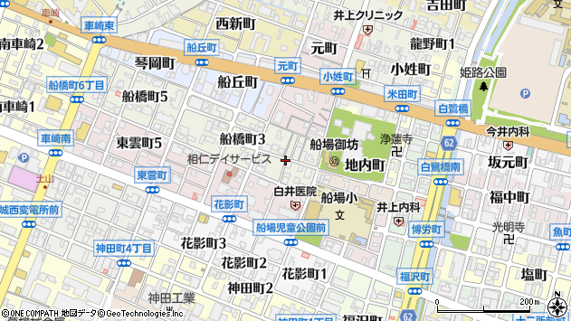 〒670-0048 兵庫県姫路市船橋町の地図