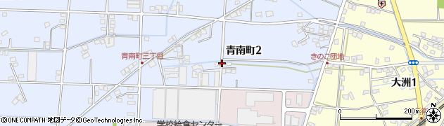 静岡県藤枝市青南町2丁目周辺の地図