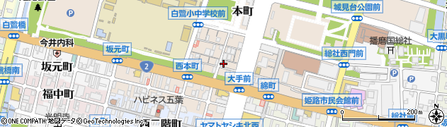 兵庫県姫路市本町41周辺の地図