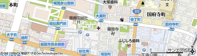 兵庫県姫路市総社本町178周辺の地図