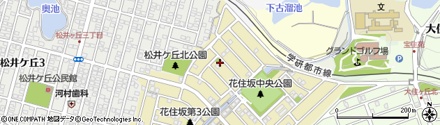 花住坂第6公園周辺の地図