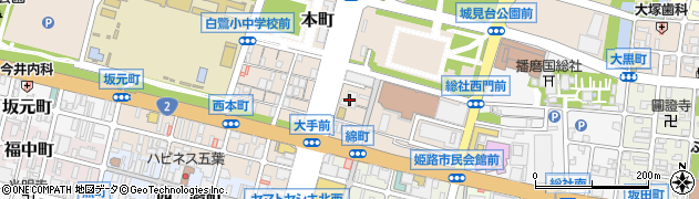 兵庫県姫路市本町68周辺の地図