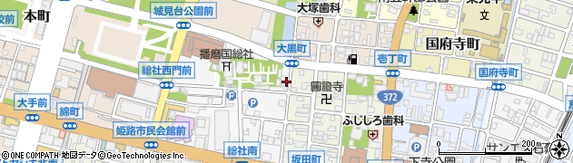 兵庫県姫路市総社本町179周辺の地図
