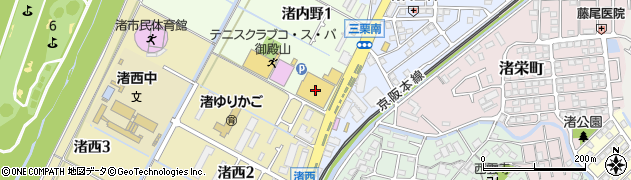 ホームセンターコーナン御殿山店周辺の地図