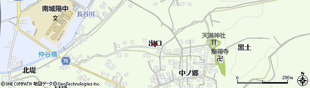 京都府城陽市中（出口）周辺の地図