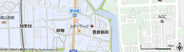 愛知県武豊町（知多郡）東大高（浦之島）周辺の地図